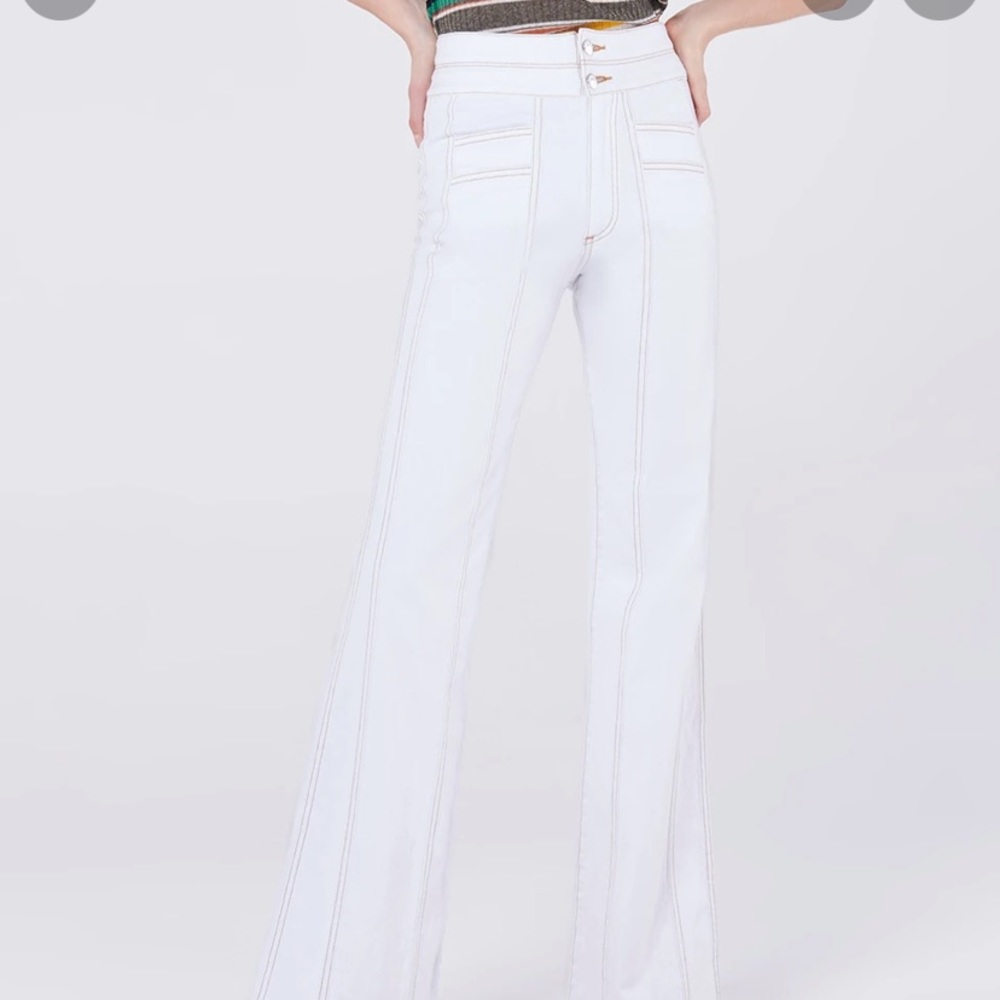 Veronica beard Farrah wide leg jeans